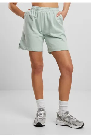 Urban classics Dámské kraťasy Organic Terry mátové