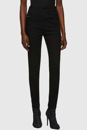 Diesel Jeans - SLANDYHIGH L.32 TROUSERS black