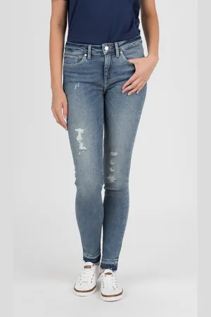 Tommy Hilfiger Jeans - COMO RW ANKLE HILDA blue-grey