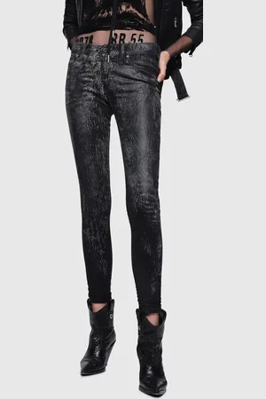 Diesel 9011 S.P.A.,BREGANZE Jeans - SLANDY L.32 TROUSERS black