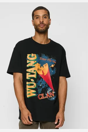 Merchcode Wu-Tang Clan Vstupte do Wu Oversize trička černé