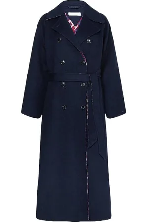 Tommy Hilfiger Coat - WOOL BLEND DF JAQUAR patterned