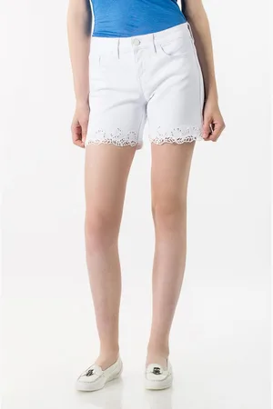 Tommy Hilfiger Shorts - ROME RW SHORT BATIK white