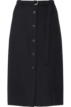 Tommy Hilfiger Skirt - TENCEL TWILL SKIRT black