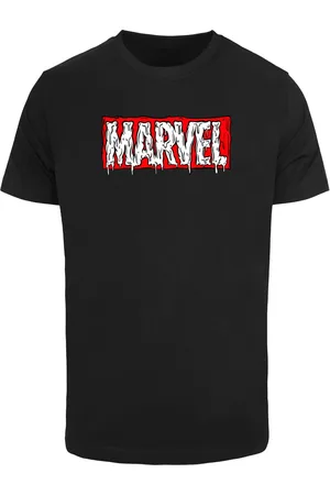 Merchcode Pánské tričko Marvel Drip černé