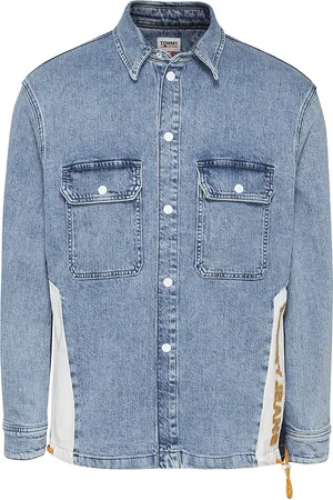 Tommy Hilfiger Tommy Jeans Jacket - DENIM WORKER SHIRT JACKET SMXLBC blue