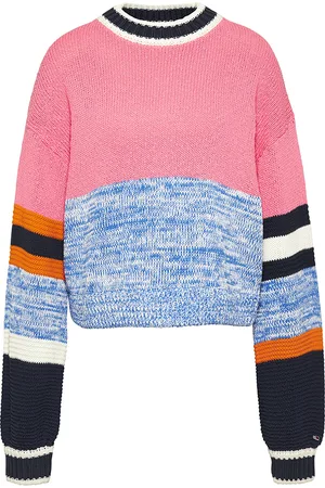 Tommy Hilfiger Tommy Jeans Sweater - Tommy Hilfiger TJW SLEEVE COLORBLOCK SWEATER multicolor