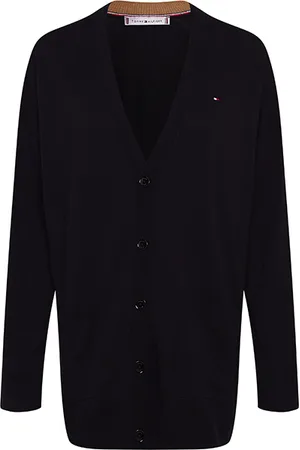 Tommy Hilfiger Cardigan - SOFT COTTON CARDI LS black