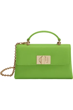 Furla Handbag - 1927 MINI CROSSBODY TOP HANDLE green