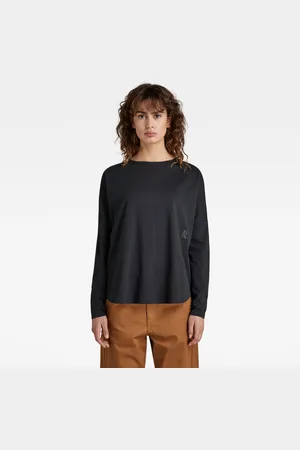 G-Star G-STAR T-shirt - Woven mix loose r t l\s wmn black