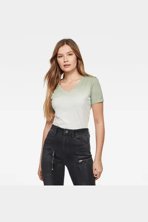 G-Star G-STAR T-shirt - Mysid dip in t wm s\s creamy-pastel pea