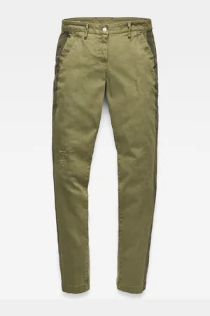 G-Star Pants - G-STAR Bronson mid skinny ankle wmn olive