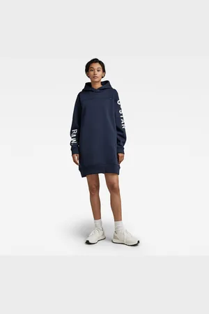 G-Star G-STAR Dress - Multi gr loose hdd sw dress wmn blue