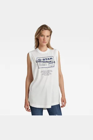 G-Star G-STAR Top - Lash originals loose tank top white