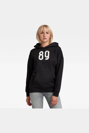 G-Star Sweatshirt - G-star Graphic back snaps hdd sweat black