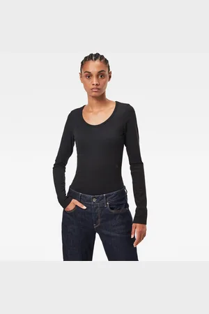 G-Star G-STAR Bodysuit - Rib body r slim r wmn l\s black