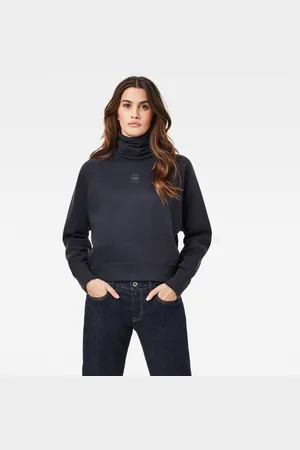 G-Star G-STAR Sweatshirt - High turtle neck loose wmn dark blue