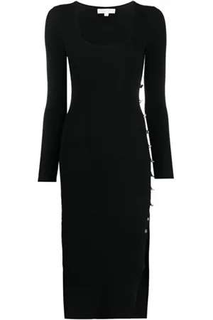 Michael Kors Dress - ECO BUTTON SLT MIDI DRS black