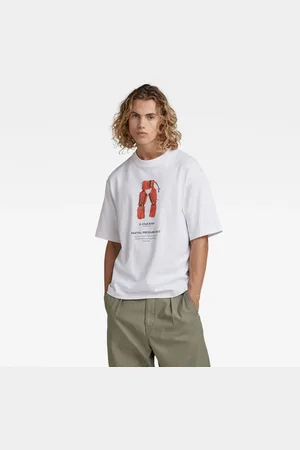 G-Star G-STAR T-shirt - Archive print boxes r t white
