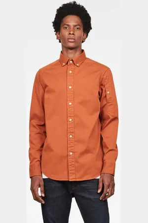 G-Star G-STAR Shirt - Stalt bttn down pt straight shirt orange