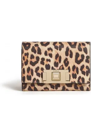 Furla Peňaženka - MIMI M COMPACT WALLET - ARES ST. LEOPARDO MINI patterned