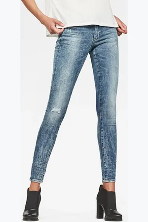 G-Star G-STAR Jeans - Midge Zip Mid Skinny Wmn Blue