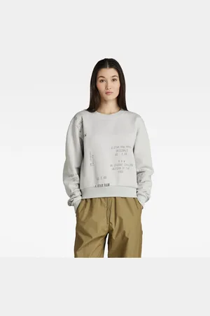 G-Star G-STAR Sweatshirt - Cropped ao loose sw wmn grey