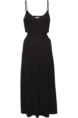Michael Kors Dress - BUSTIER CUTOUT MIDI DRESS black