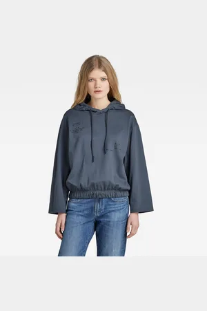 G-Star G-STAR Sweatshirt - Text print hdd loose sw wmn blue