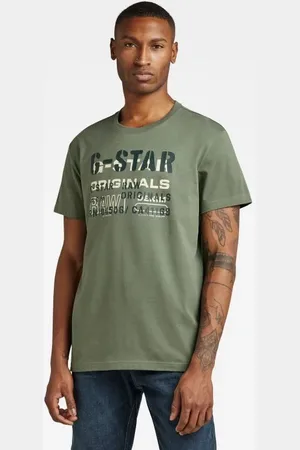 G-Star G-STAR T-shirt - Stencil originals r t green