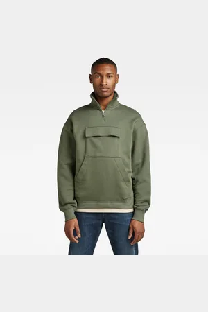 G-Star G-STAR Sweatshirt - Double points loose skipper sw zelená