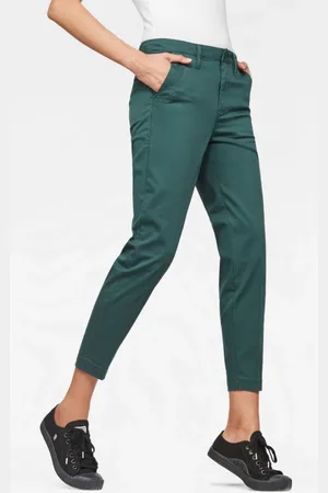 G-Star Pants - G-STAR Bronson mid skinny chino wmn green
