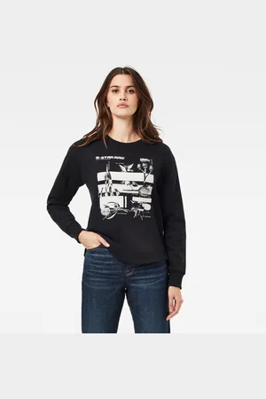 G-Star G-STAR Sweatshirt - Graphic thistle xzyph r sw wmn l\s black