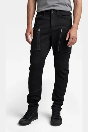 G-Star G-STAR Nohavice - Zip Point 3D skinny cargo black