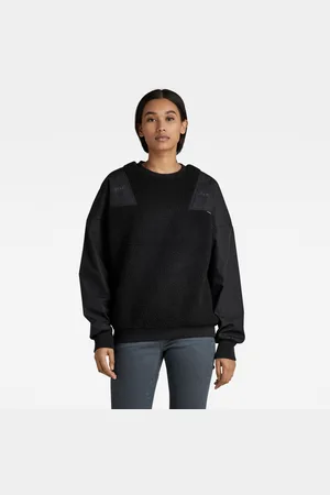 G-Star G-STAR Sweatshirt - Teddy woven mix r sw wmn black