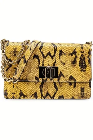 Furla Handbag - 1927 S CROSSBODY - VITELLO ST. PITONE DIAMANTE patterned