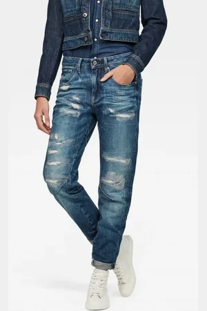 G-Star Jeans - G-STAR Arc 3D Mid Boyfriend gs restored Wm blue