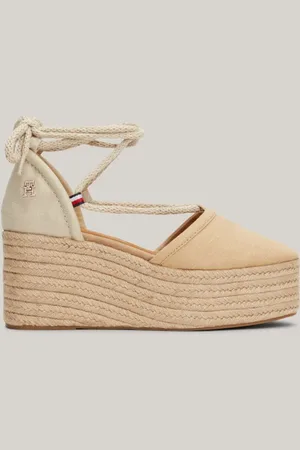 Tommy Hilfiger Béžové dámské espadrilky na platformě