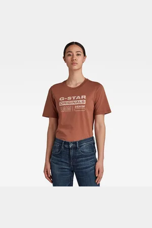 G-Star G-STAR T-shirt - Lyon jersey o brown