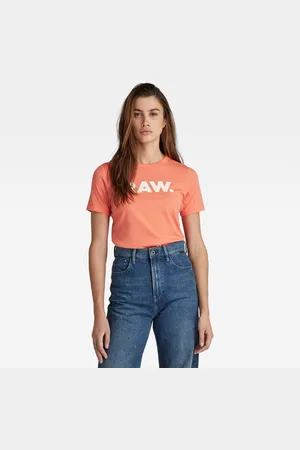 G-Star G-STAR T-shirt - RAW. Slim R T WMN ORANGE
