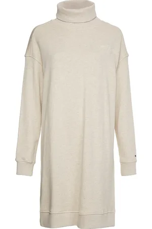 Tommy Hilfiger Dress - RLX HONEYCOM ROLLNK beige
