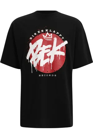 DEF Pánské tričko BEK x Big Logo černo/červené