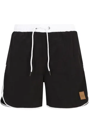 Urban classics Retro plavky blk/wht