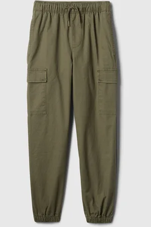 GAP Dětské cargo twill tepláky - Kluci
