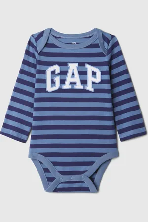 GAP Baby bavlněné body s logem - Kluci