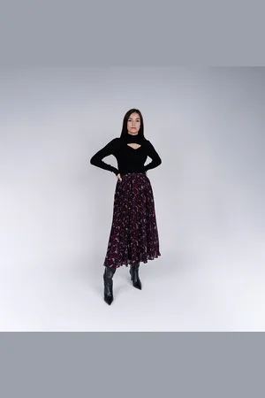 Michael Kors Skirt - ZINNIA PSLY PLTD SKT patterned