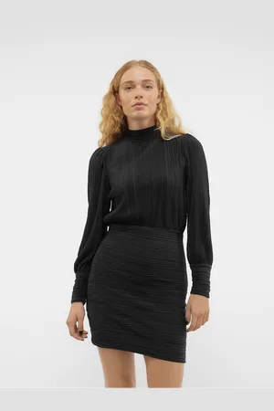 VERO MODA Černé dámské šaty Aurora - Dámské