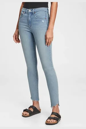 GAP Džíny high rise true skinny with secret smoothing pockets - Dámské