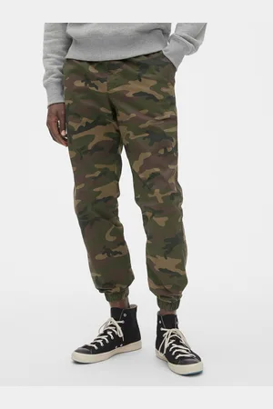 GAP Kalhoty slim canvas joggers with Flex - Pánské