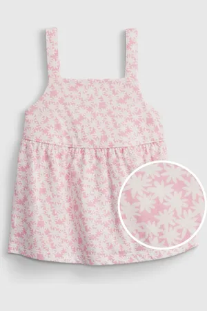 GAP Dětský top peplum knit tank - Holky